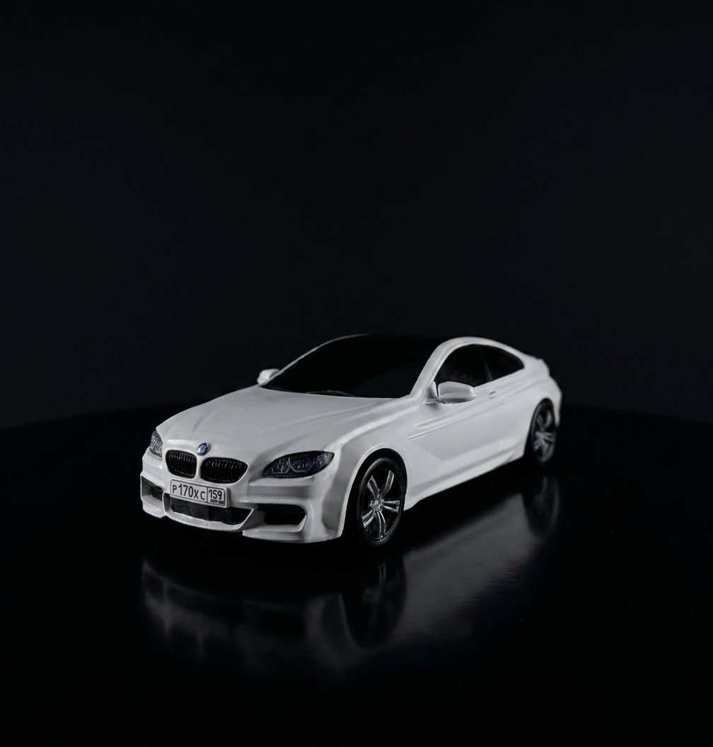 BMW 6 серии — масштабная модель по фото заказчика, 3D-печать